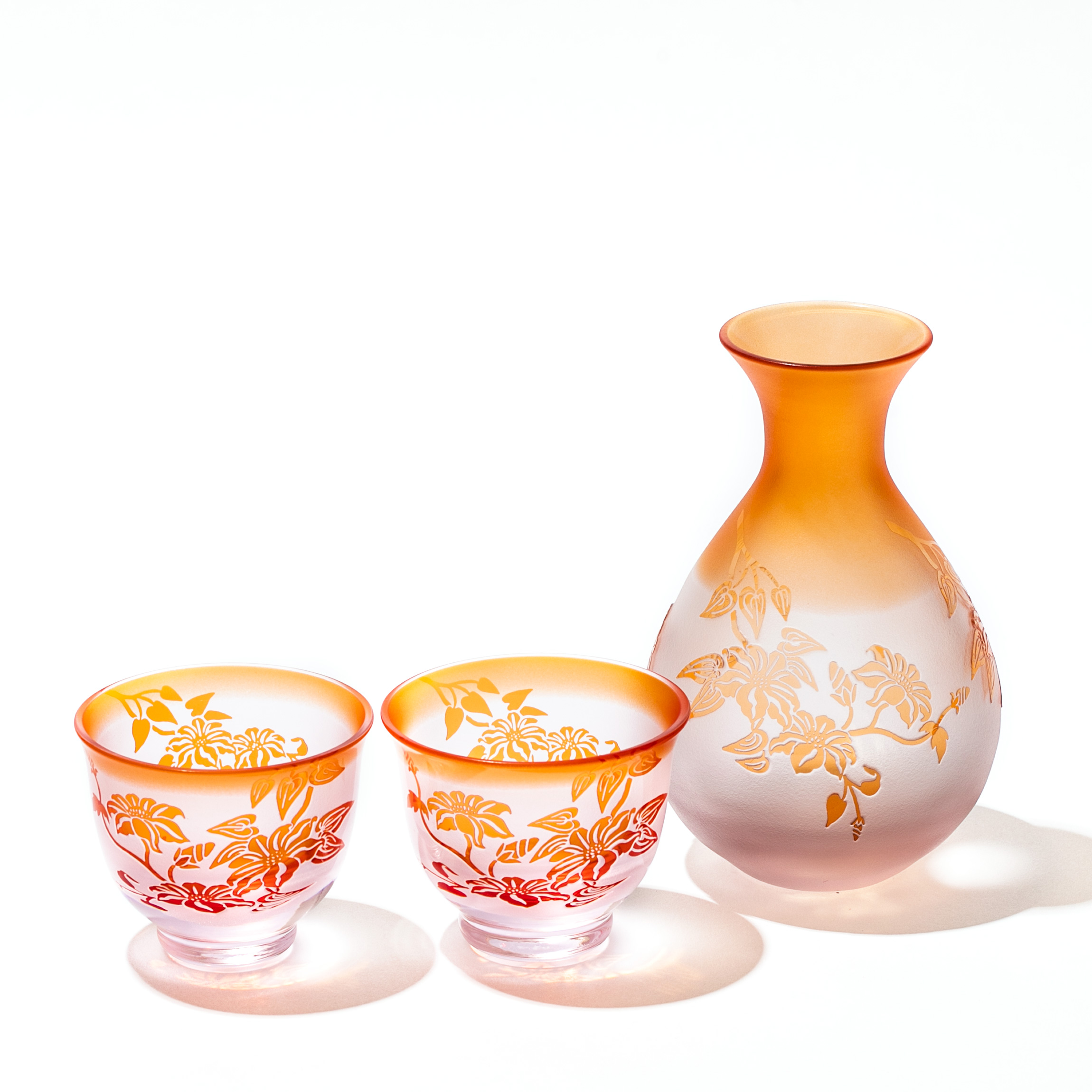 工芸ガラス　銅覆輪　葡萄文　鉢　唐木台付　時代箱付　H　R4332 工芸ガラス 銅覆輪 葡萄文 鉢 唐木台付 時代箱付 H R4332 工芸